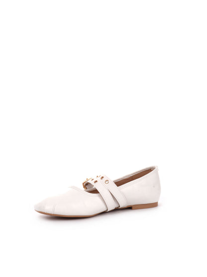 BALLERINA CON FIBBIE CLYO' DONNA BEIGE