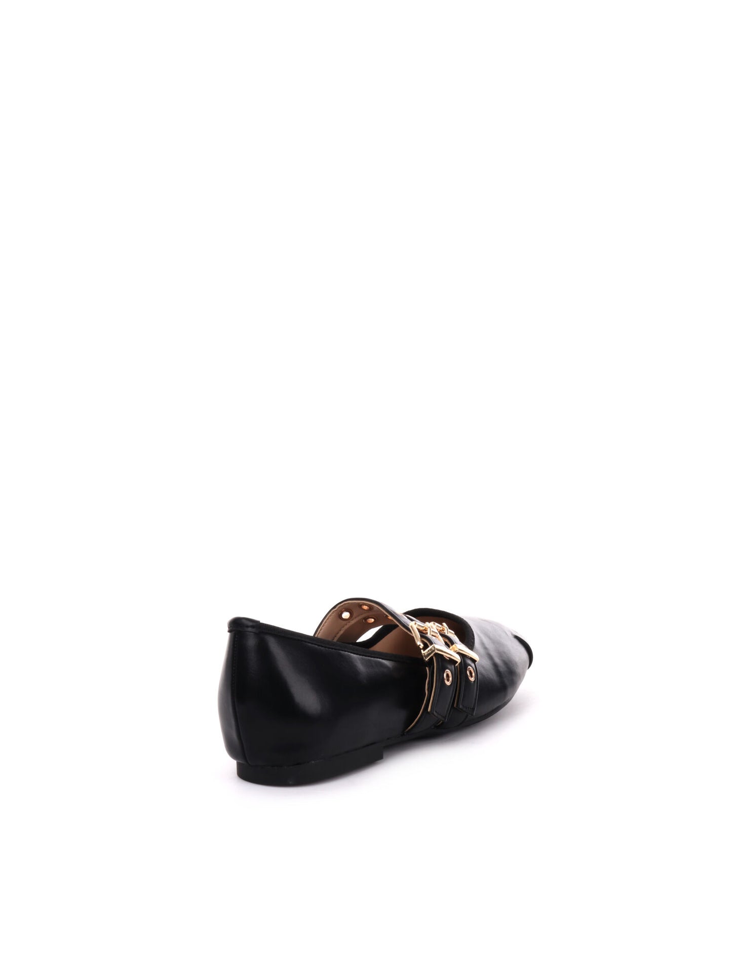 BALLERINA CON FIBBIE CLYO' DONNA NERO