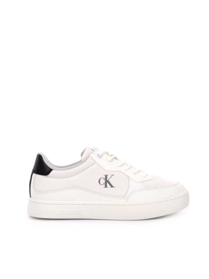 SNEAKERS CLASSIC CUPSOLE TECH CALVIN KLEIN JEANS UOMO BIANCO-NERO
