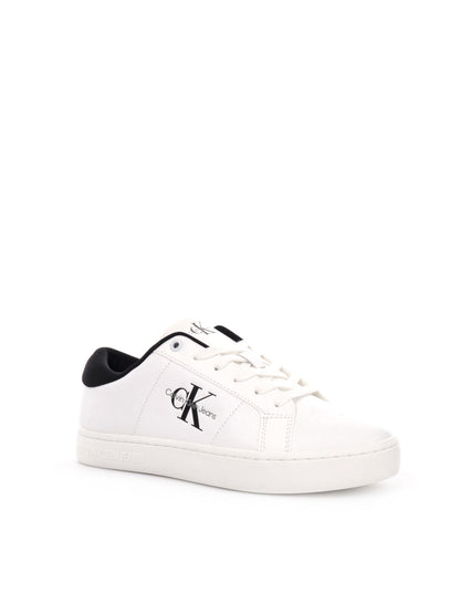 SNEAKERS CLASSIC CUPSOLE CALVIN KLEIN JEANS UOMO BIANCO-NERO