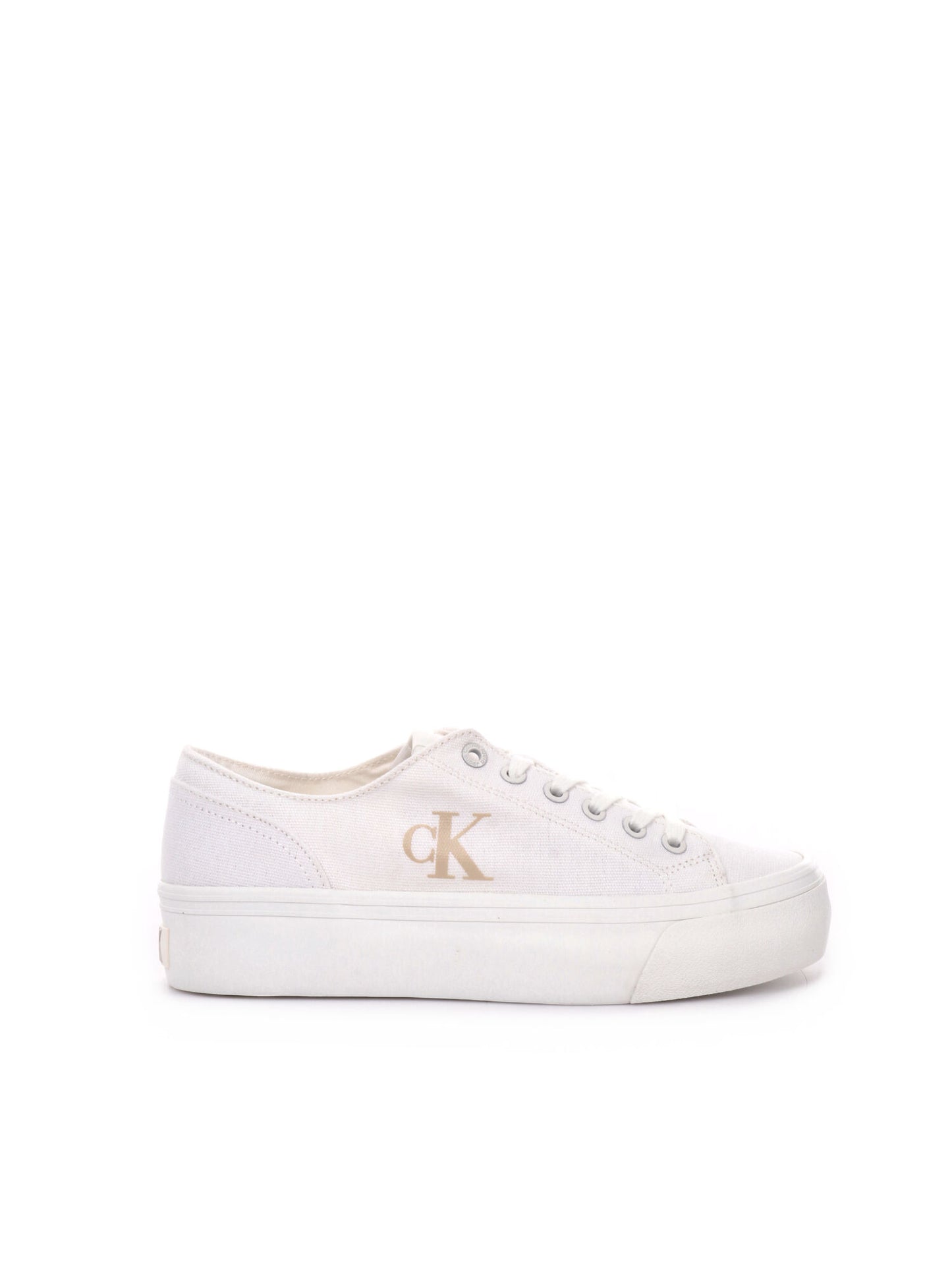 SNEAKERS VULC FLATFORM LOW CALVIN KLEIN JEANS DONNA BIANCO