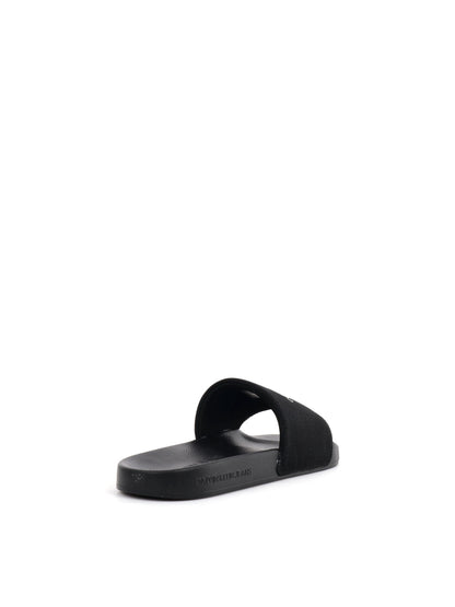 CIABATTA SLIDE MONOGRAM CALVIN KLEIN JEANS DONNA NERO