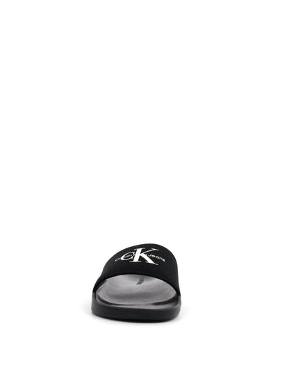 CIABATTA SLIDE MONOGRAM CALVIN KLEIN JEANS DONNA NERO