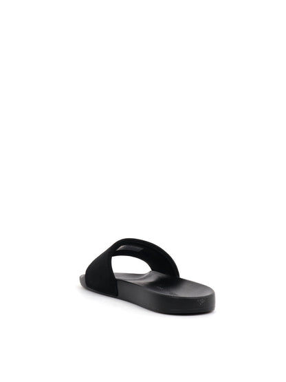 CIABATTA SLIDE MONOGRAM CALVIN KLEIN JEANS DONNA NERO