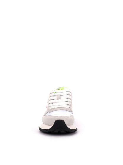 SNEAKERS ALLY SOLID NYLON SUN68 DONNA BIANCO FUXIA