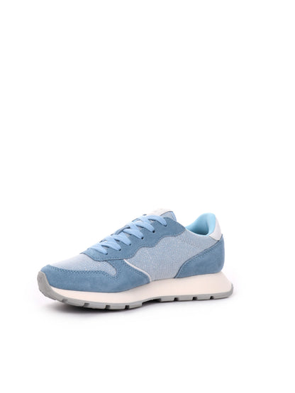 SNEAKERS ALLY GLITTER SUN68 DONNA AZZURRO