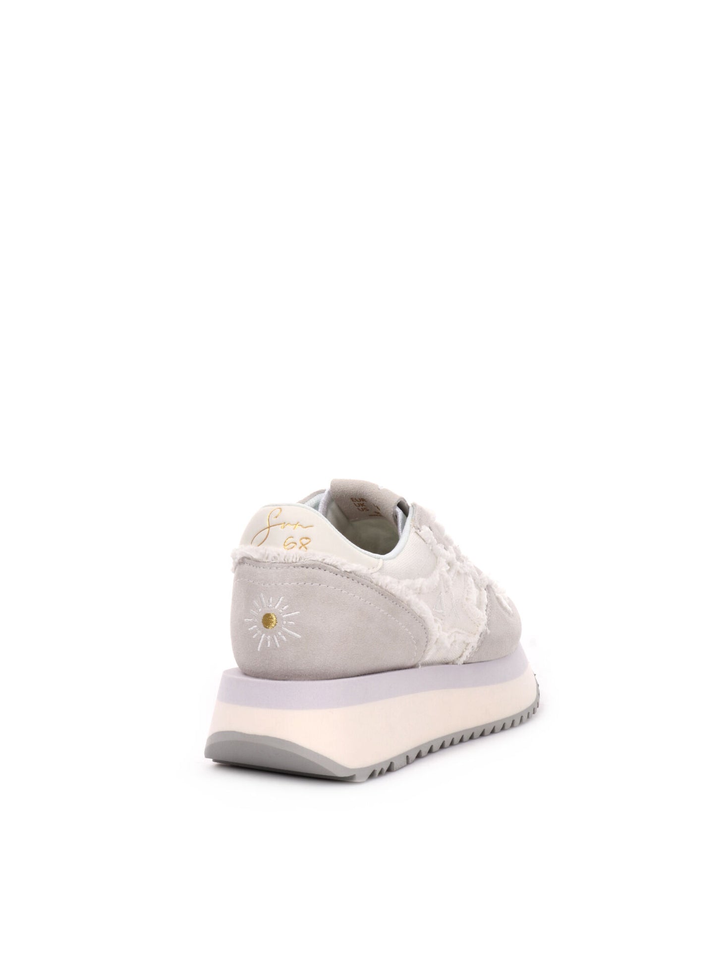 SNEAKERS BIG STARGIRL CANVAS SUN68 DONNA BIANCO-PANNA