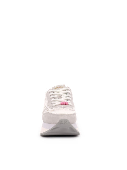 SNEAKERS BIG STARGIRL CANVAS SUN68 DONNA BIANCO-PANNA