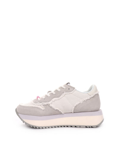 SNEAKERS BIG STARGIRL CANVAS SUN68 DONNA BIANCO-PANNA