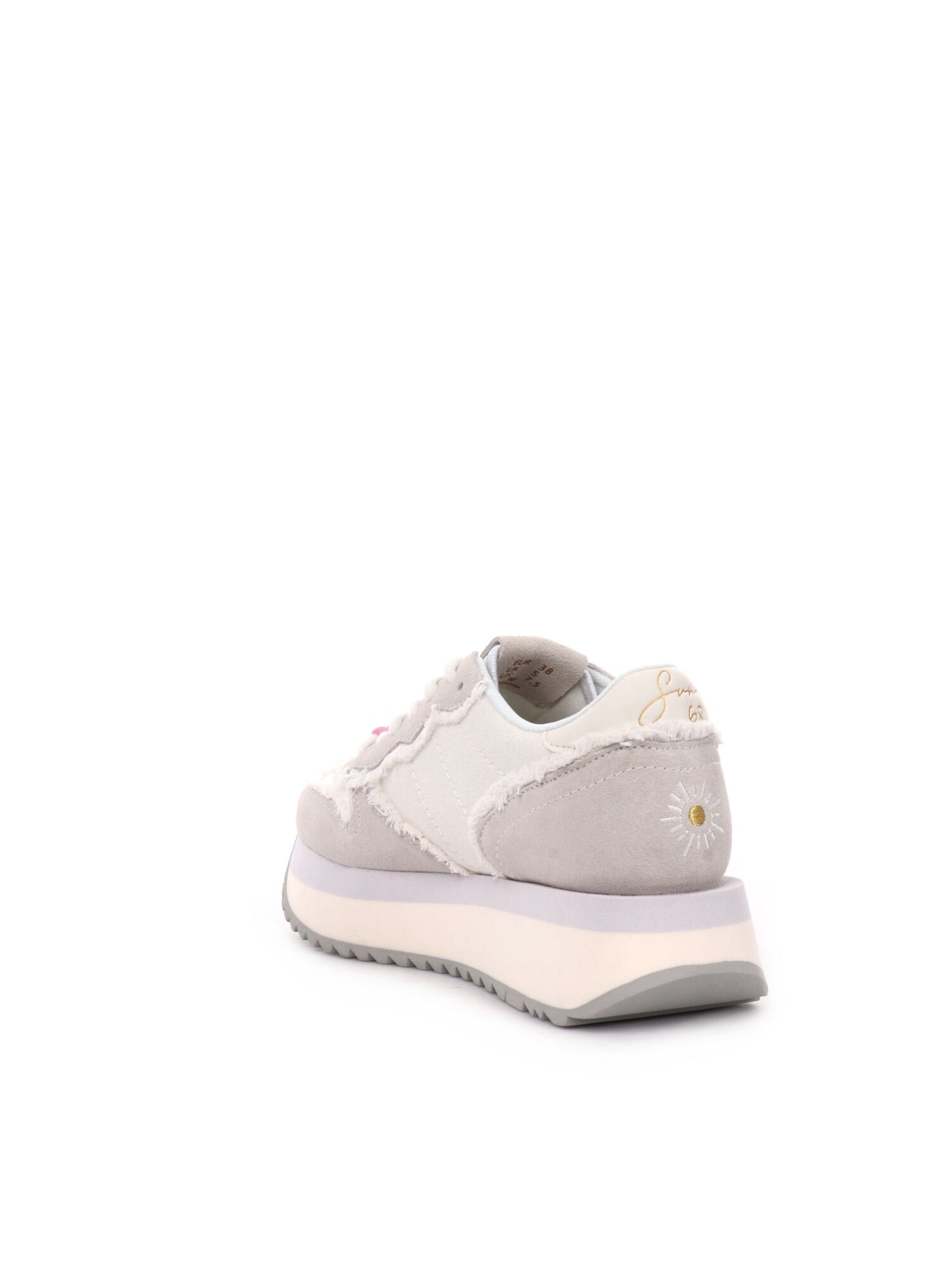 SNEAKERS BIG STARGIRL CANVAS SUN68 DONNA BIANCO-PANNA