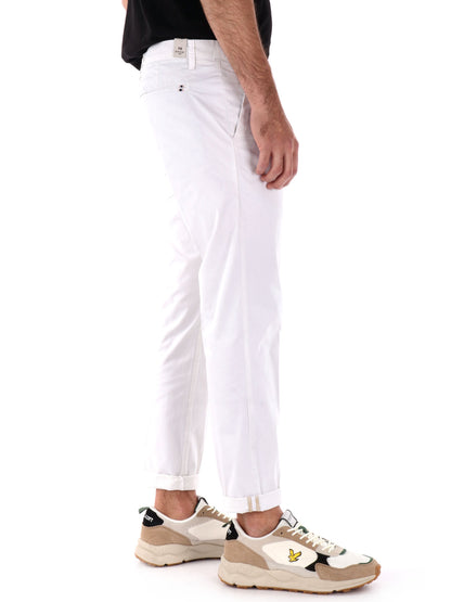 PANTALONE ZETA FB UOMO BIANCO