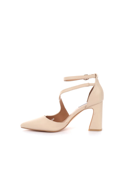 DECOLLETÉ CON CINTURINO INTRECCIATO QUEEN HELENA DONNA BEIGE