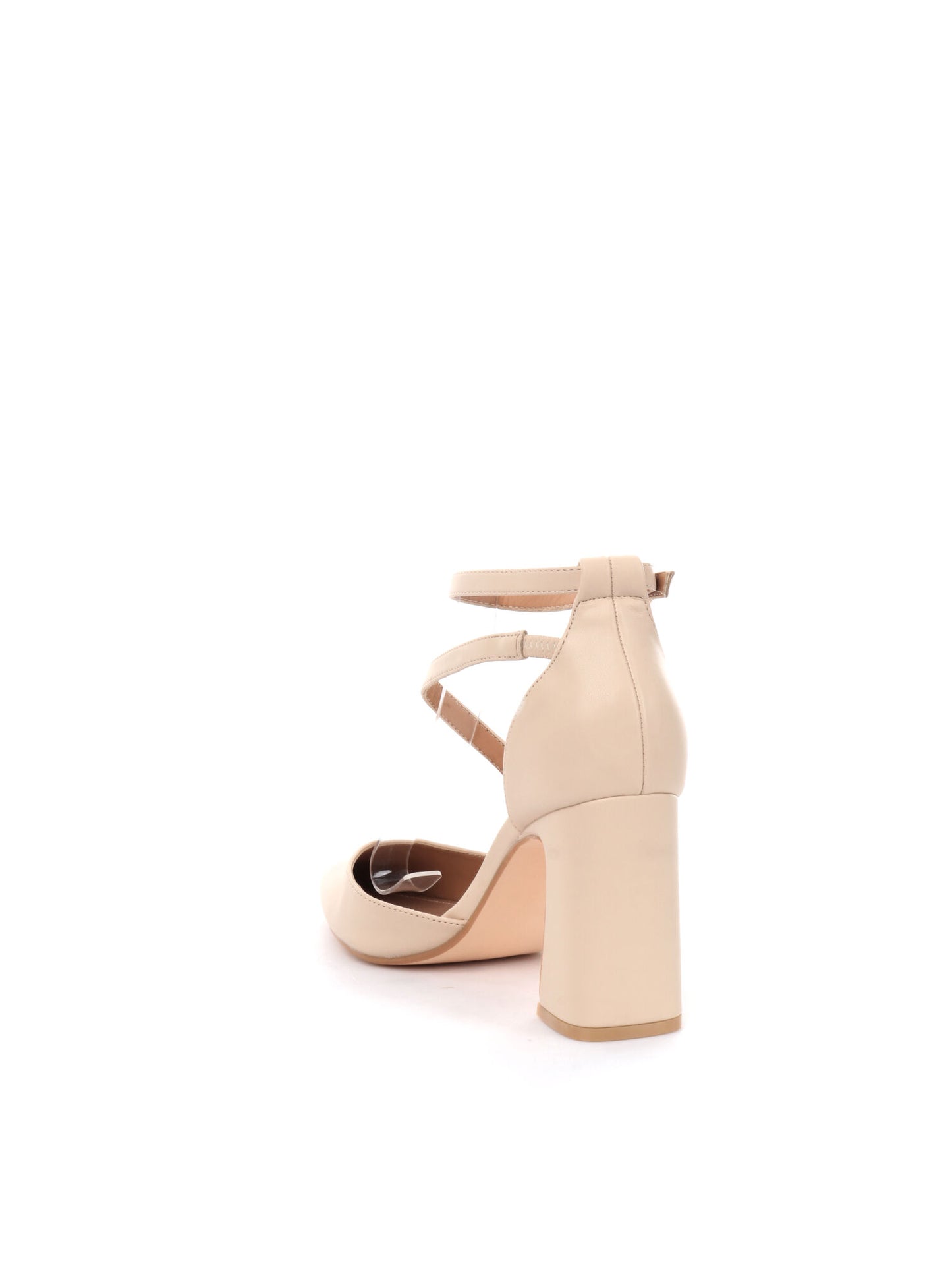 DECOLLETÉ CON CINTURINO INTRECCIATO QUEEN HELENA DONNA BEIGE