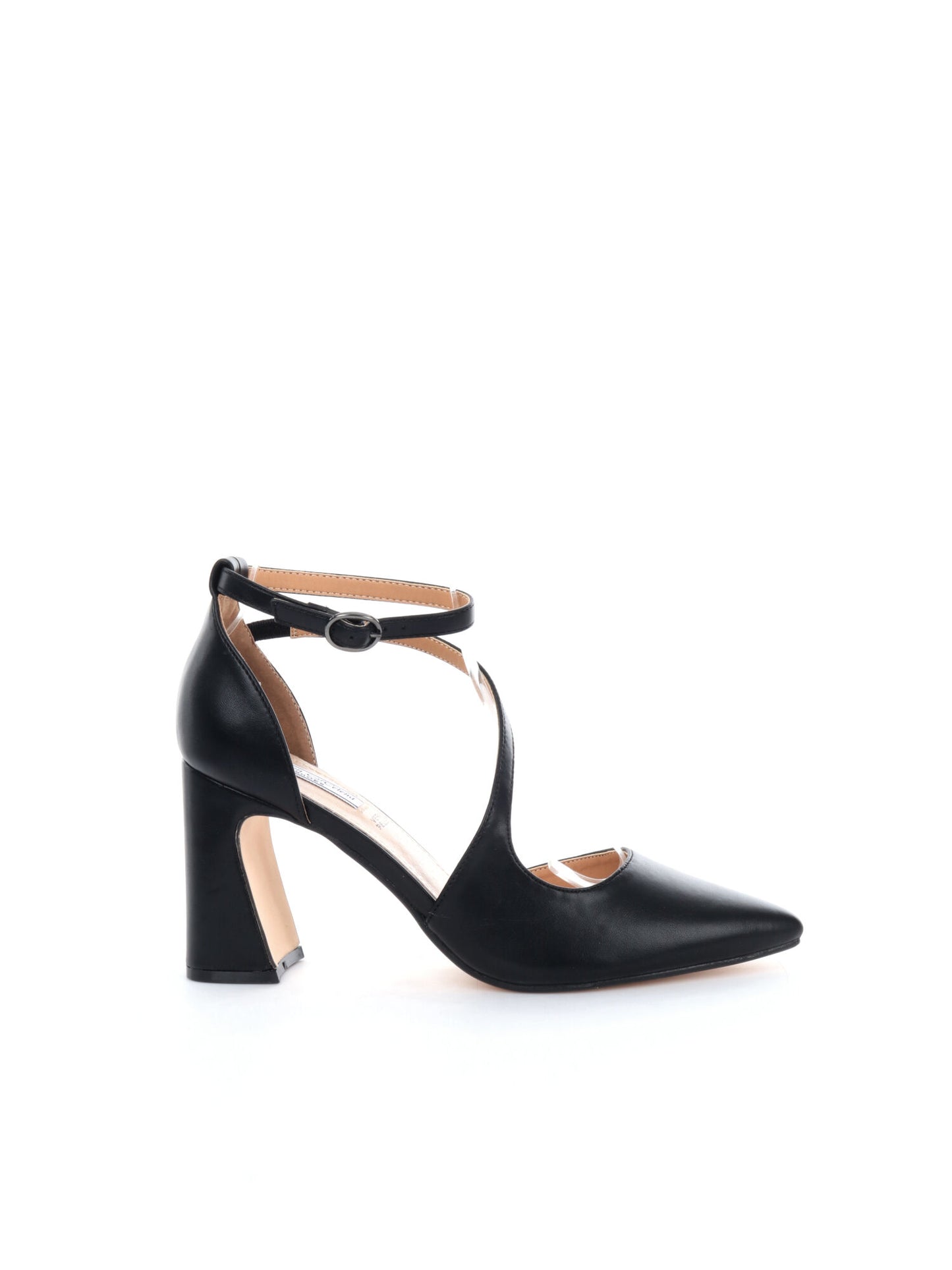 DECOLLETÉ CON CINTURINO INTRECCIATO QUEEN HELENA DONNA NERO