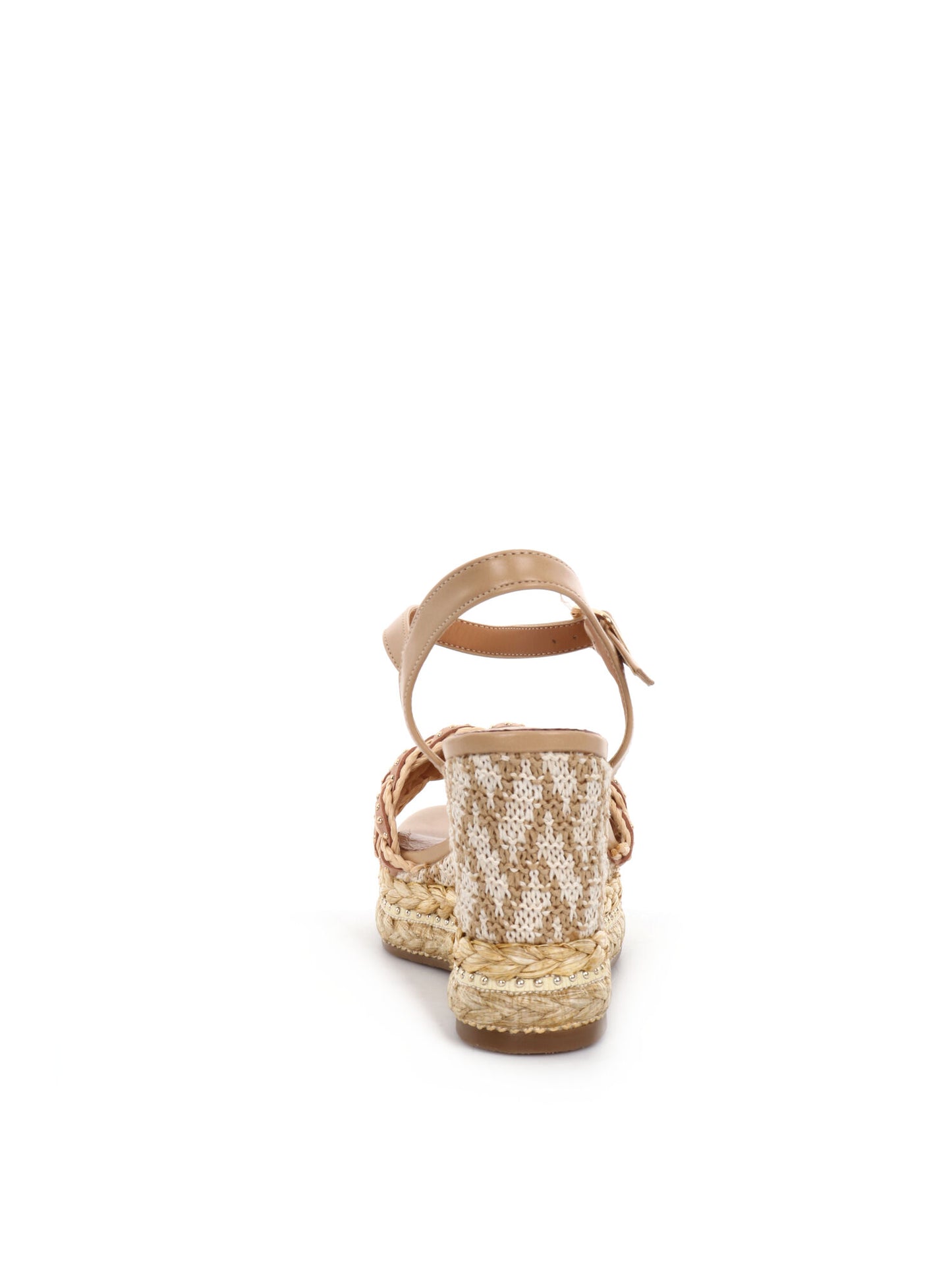 SANDALO CON ZEPPA QUEEN HELENA DONNA BEIGE