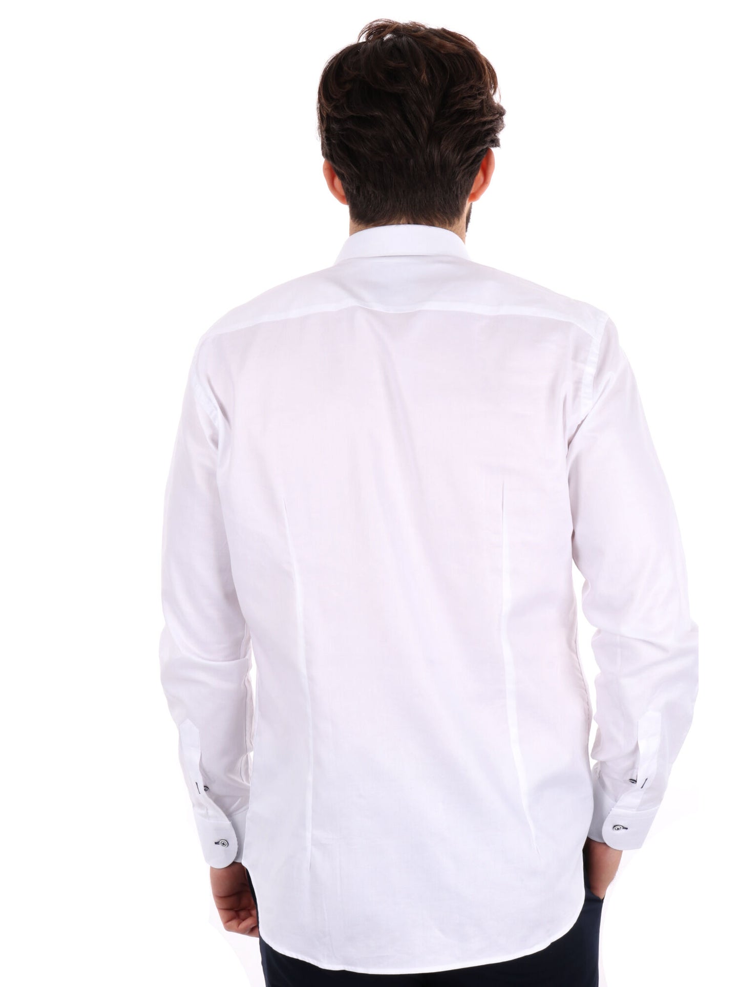 CAMICIA DOPPIO RITORTO FB UOMO BIANCO