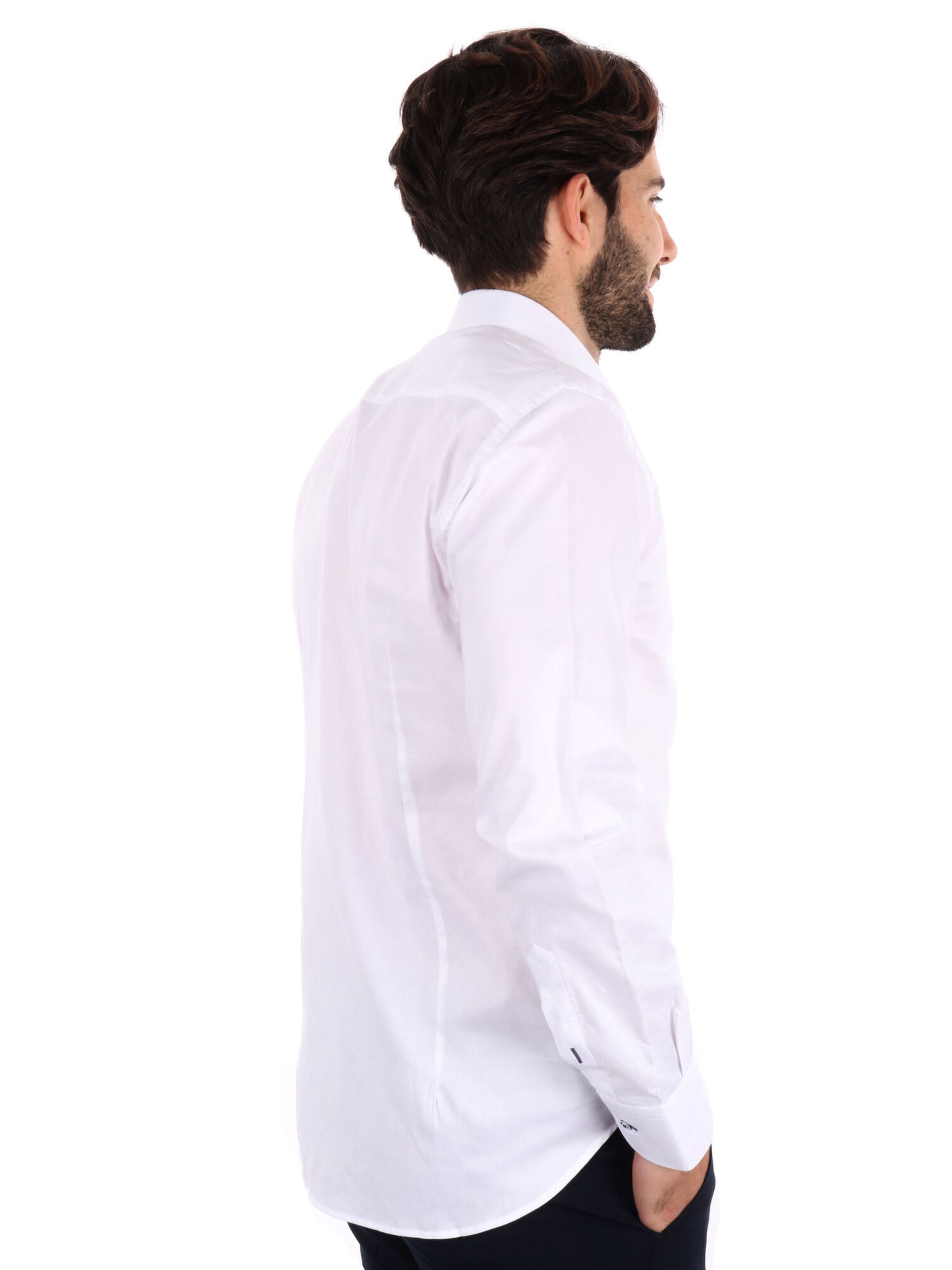 CAMICIA DOPPIO RITORTO FB UOMO BIANCO
