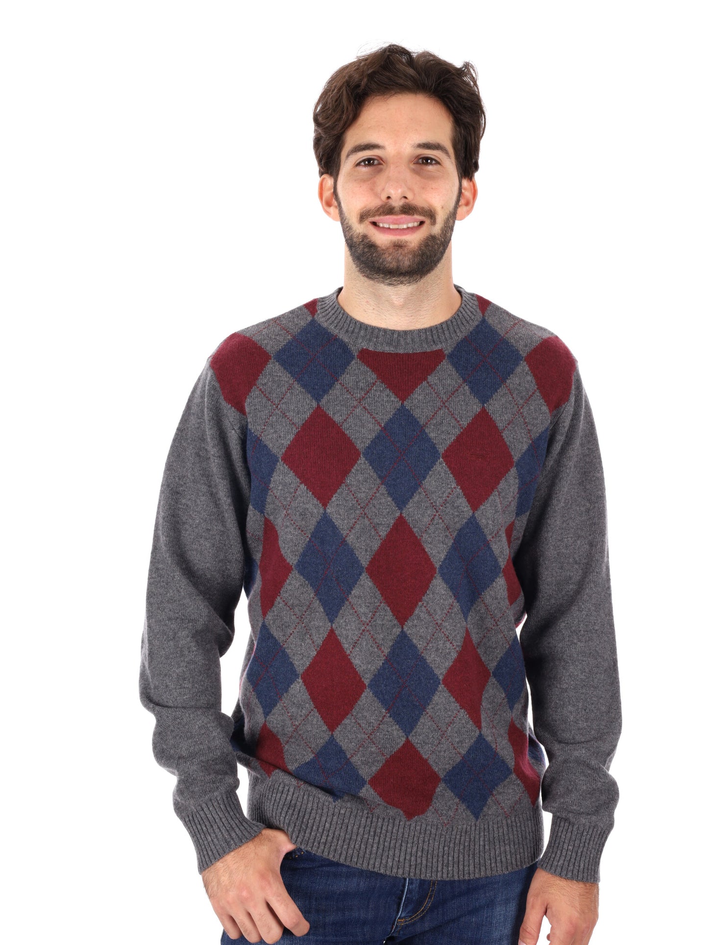 PULLOVER GIROCOLLO LEVI'S DA UOMO GRIGIO
