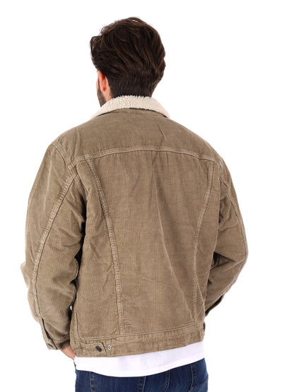 GIACCA SHERPA LEVI'S DA UOMO BEIGE
