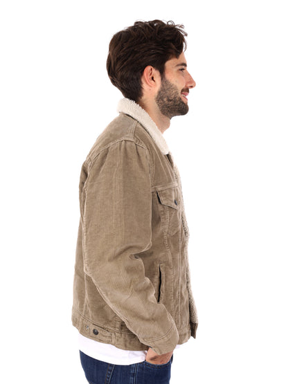 GIACCA SHERPA LEVI'S DA UOMO BEIGE