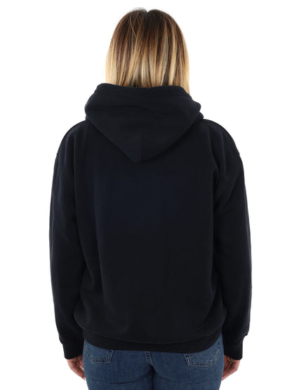 FELPA BASIC CON CAPPUCCIO LEVI'S DA DONNA NERO