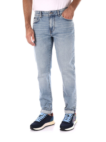 JEANS SLIM ALBERT SIMPLE REV GAS DA UOMO LIGHT DENIM