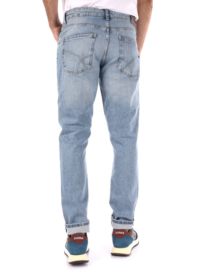 JEANS SLIM ALBERT SIMPLE REV GAS DA UOMO LIGHT DENIM