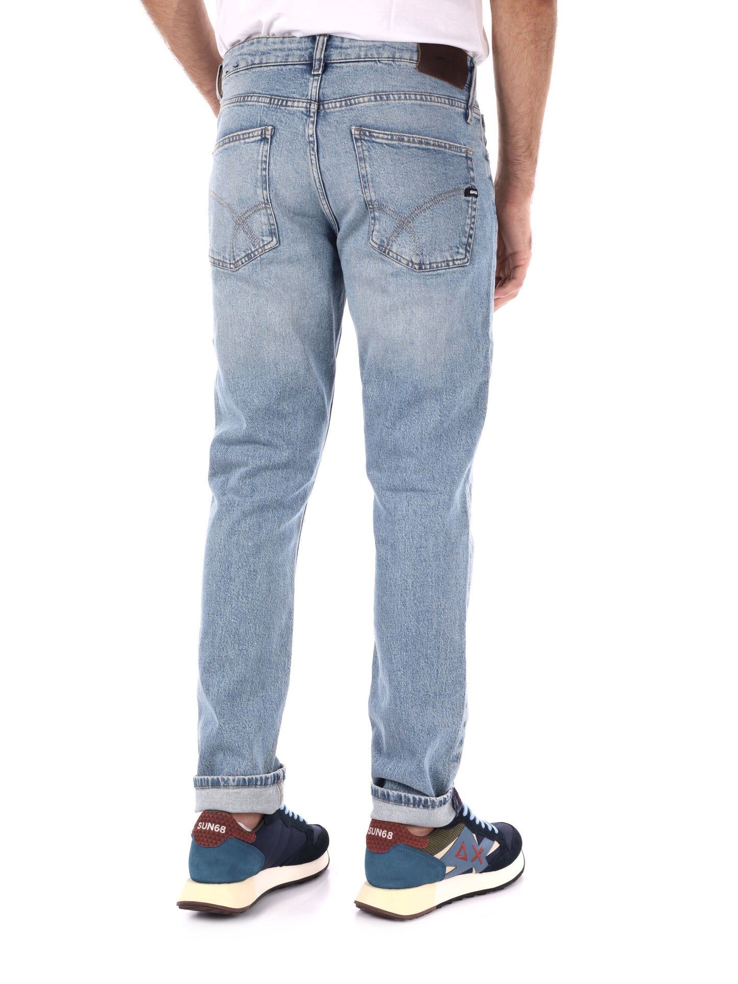 JEANS SLIM ALBERT SIMPLE REV GAS DA UOMO LIGHT DENIM
