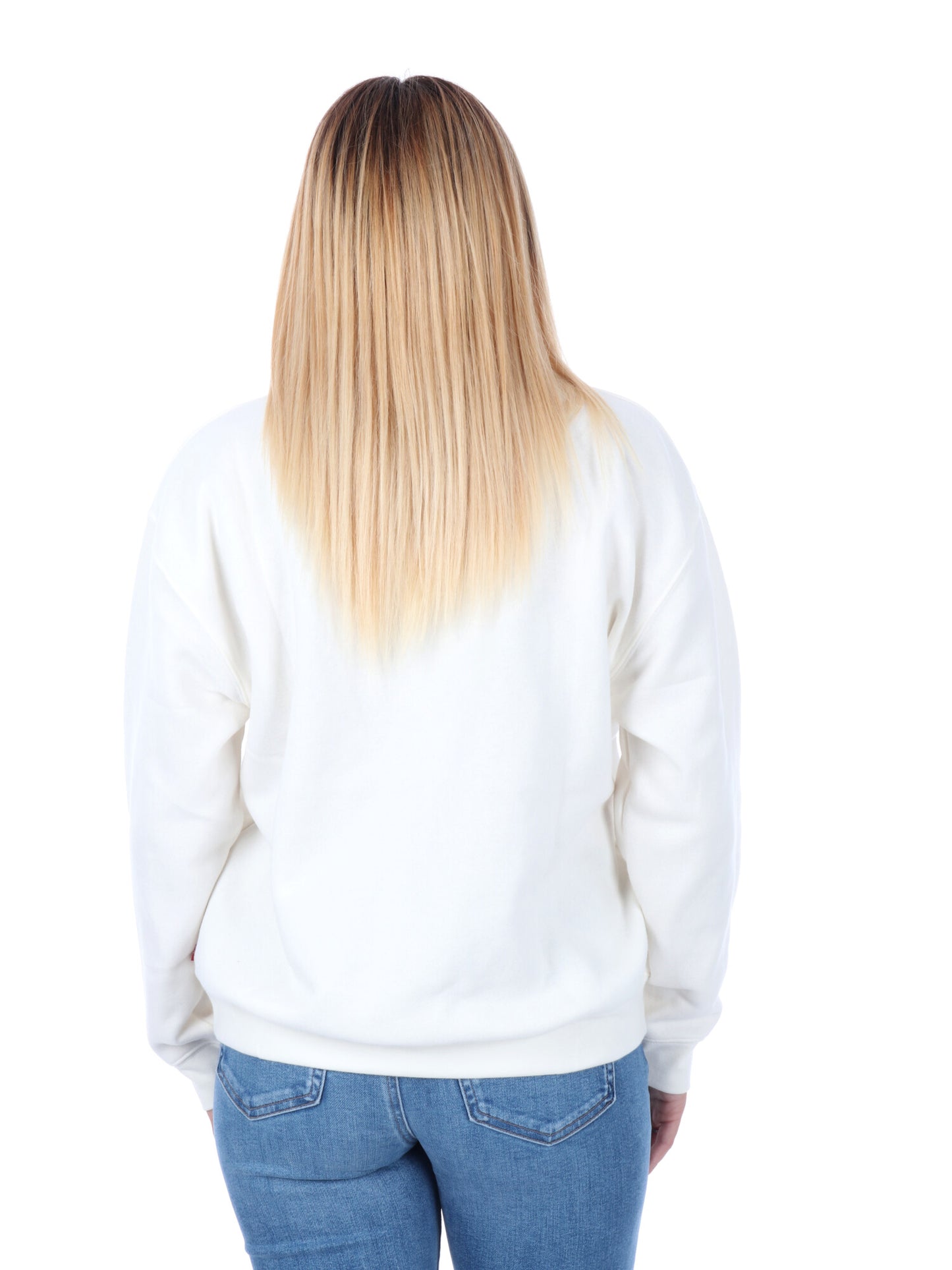 FELPA GIROCOLLO LEVI'S DA DONNA PANNA