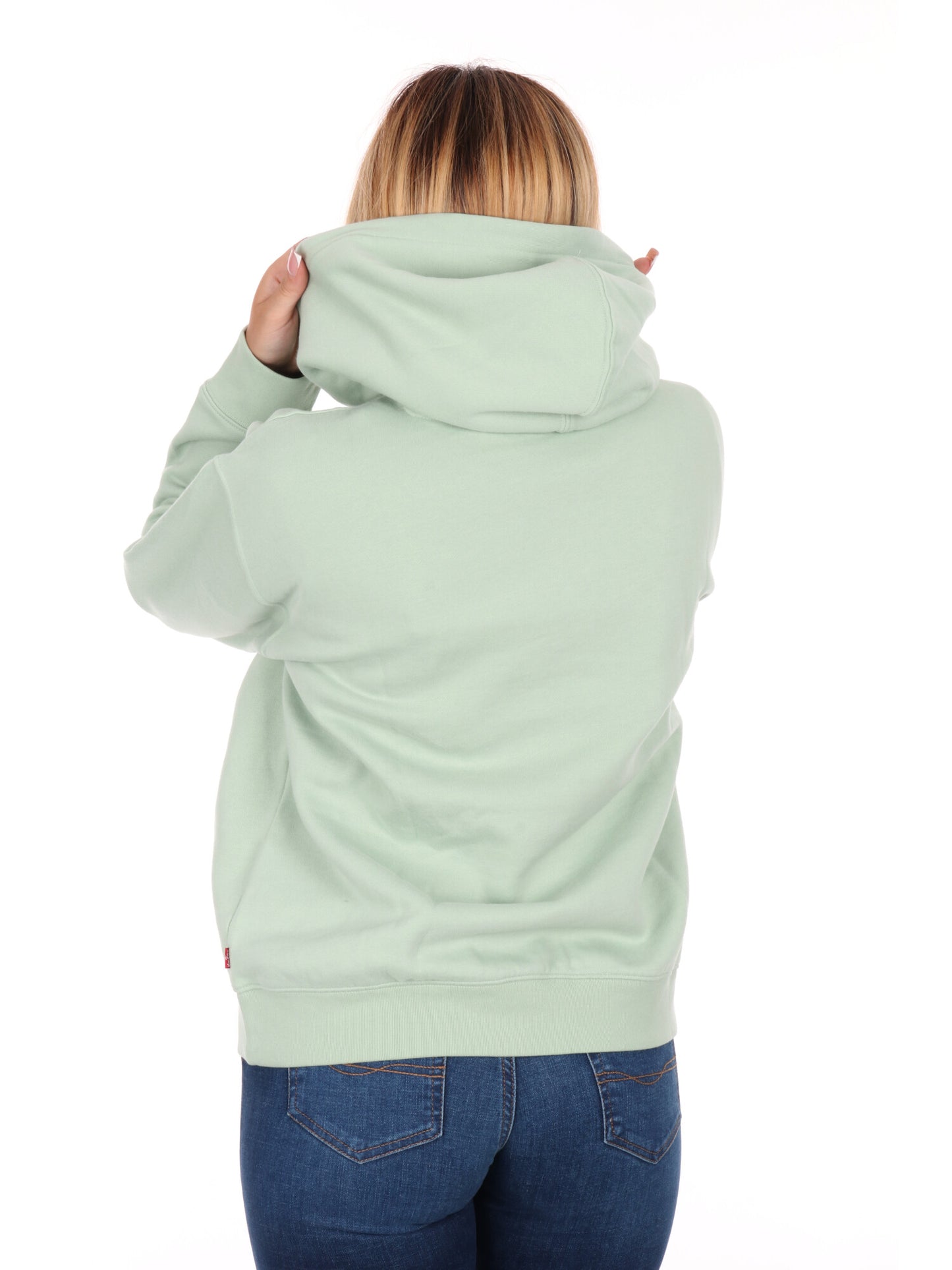 FELPA CON CAPPUCCIO LEVI'S DA DONNA SALVIA