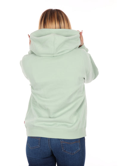 FELPA CON CAPPUCCIO LEVI'S DA DONNA SALVIA