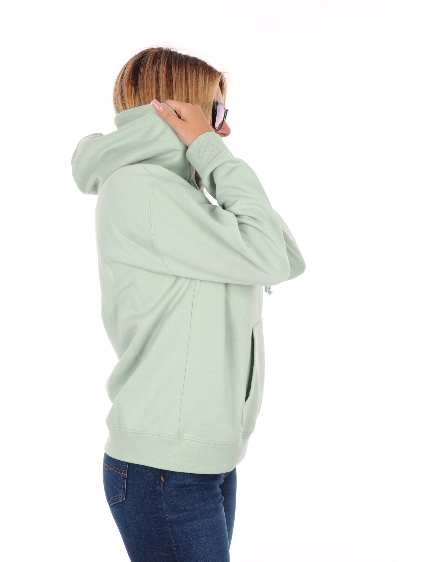 FELPA CON CAPPUCCIO LEVI'S DA DONNA SALVIA