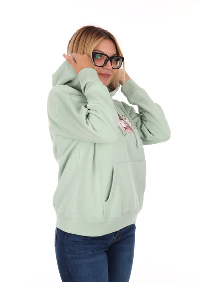 FELPA CON CAPPUCCIO LEVI'S DA DONNA SALVIA