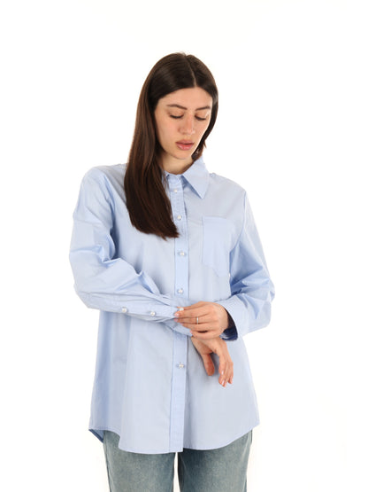 ARTIGLI CAMICIA ML - CELESTE