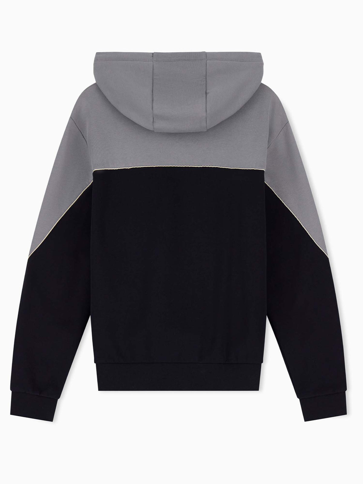 Ea7 Emporio Armani Train Colourbloc, felpa da uomo nera
