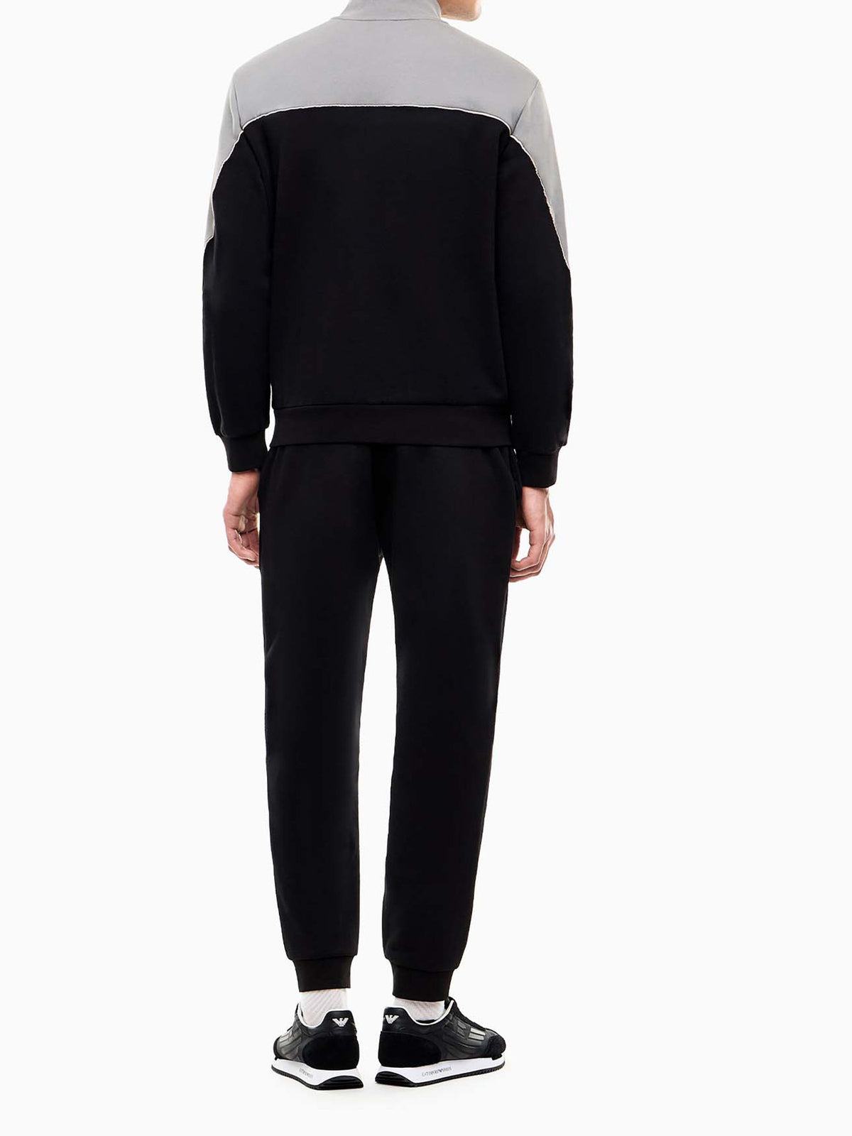 Ea7 Emporio Armani Train Colourbloc, pantalone da uomo nero