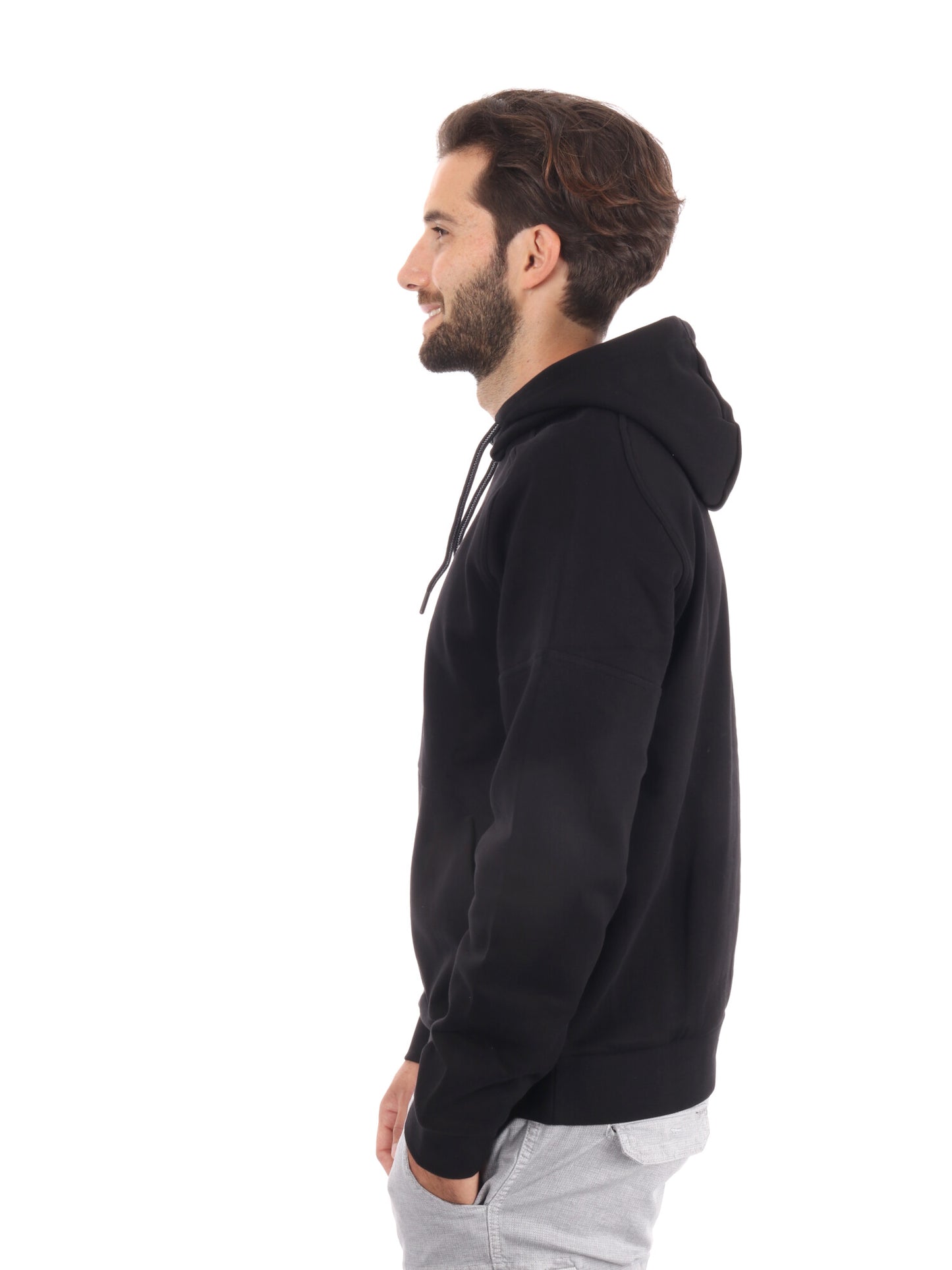 FELPA TRAIN VISIBILITY EMPORIO ARMANI 7 DA UOMO NERO BEIGE