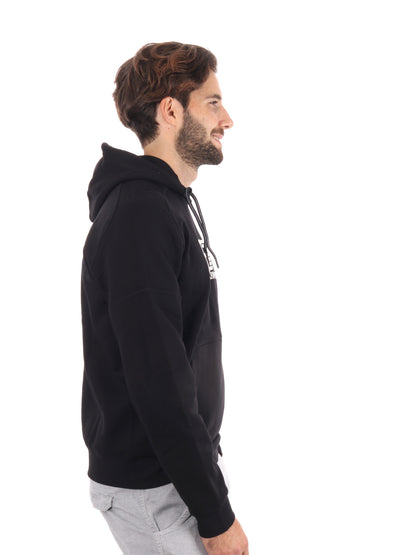 FELPA TRAIN VISIBILITY EA7 EMPORIO ARMANI DA UOMO NERO BEIGE