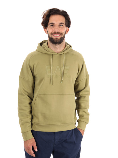 FELPA TRAIN VISIBILITY EA7 EMPORIO ARMANI DA UOMO CEDRO