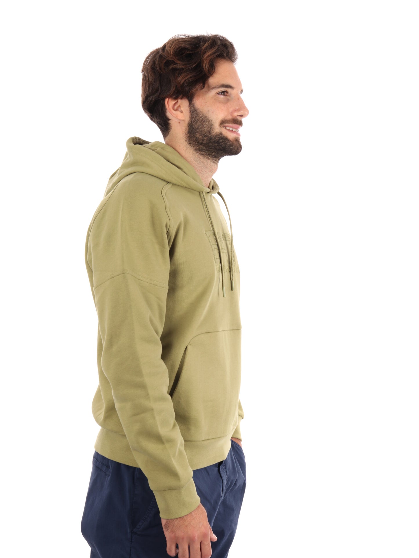 FELPA TRAIN VISIBILITY EMPORIO ARMANI 7 DA UOMO CEDRO