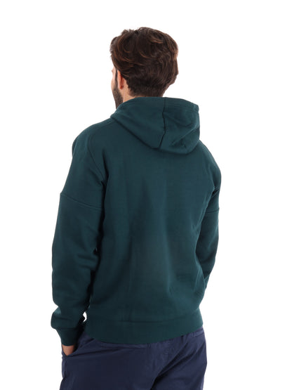 FELPA TRAIN VISIBILITY EA7 EMPORIO ARMANI DA UOMO VERDE SCURO