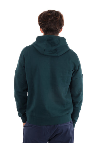 FELPA TRAIN VISIBILITY EMPORIO ARMANI 7 DA UOMO VERDE SCURO