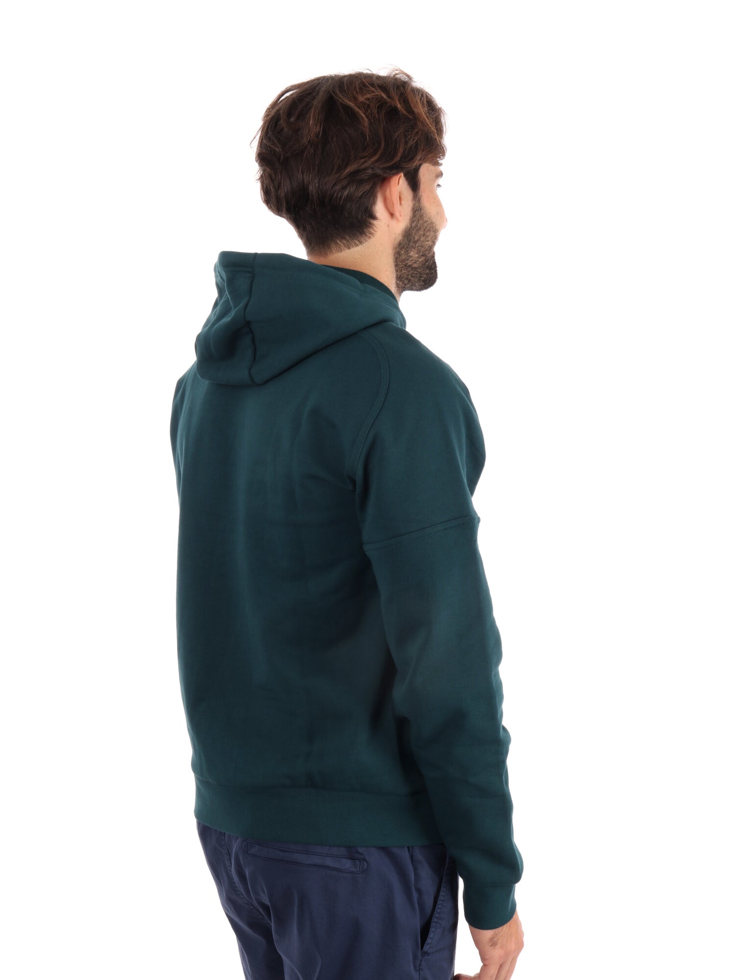 FELPA TRAIN VISIBILITY EMPORIO ARMANI 7 DA UOMO VERDE SCURO