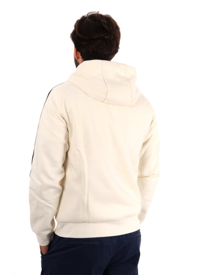 FELPA FULL ZIP TRAIN LOGO SERIES EMPORIOA RMANI 7 DA UOMO  VANIGLIA