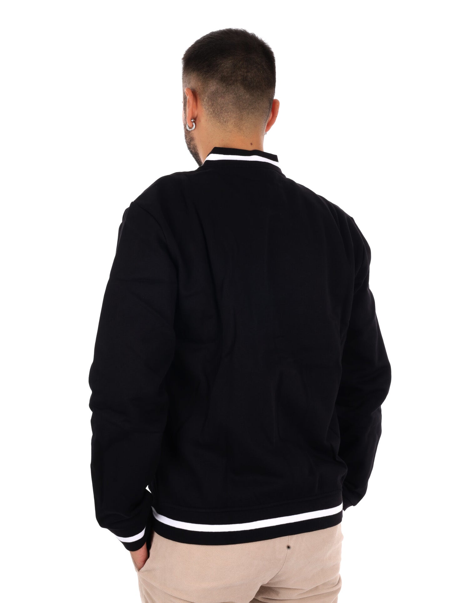 Ea7 Emporio Armani Train Core Fl, felpa da uomo nera