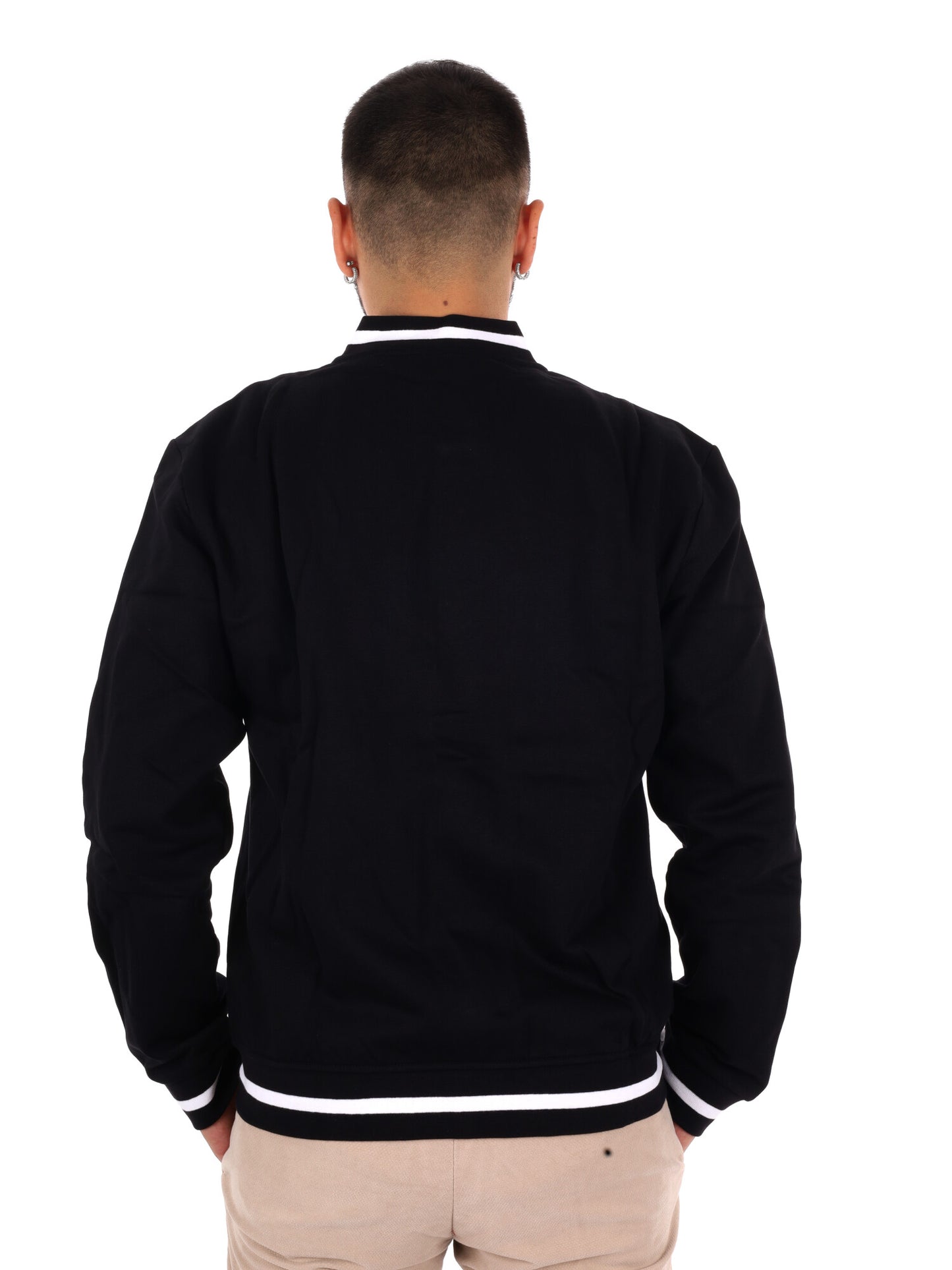 Ea7 Emporio Armani Train Core Fl, felpa da uomo nera