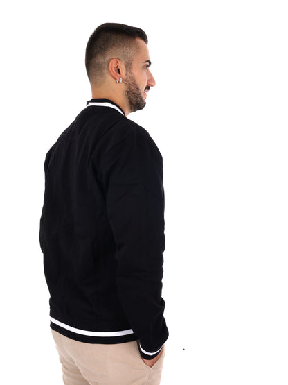 Ea7 Emporio Armani Train Core Fl, felpa da uomo nera