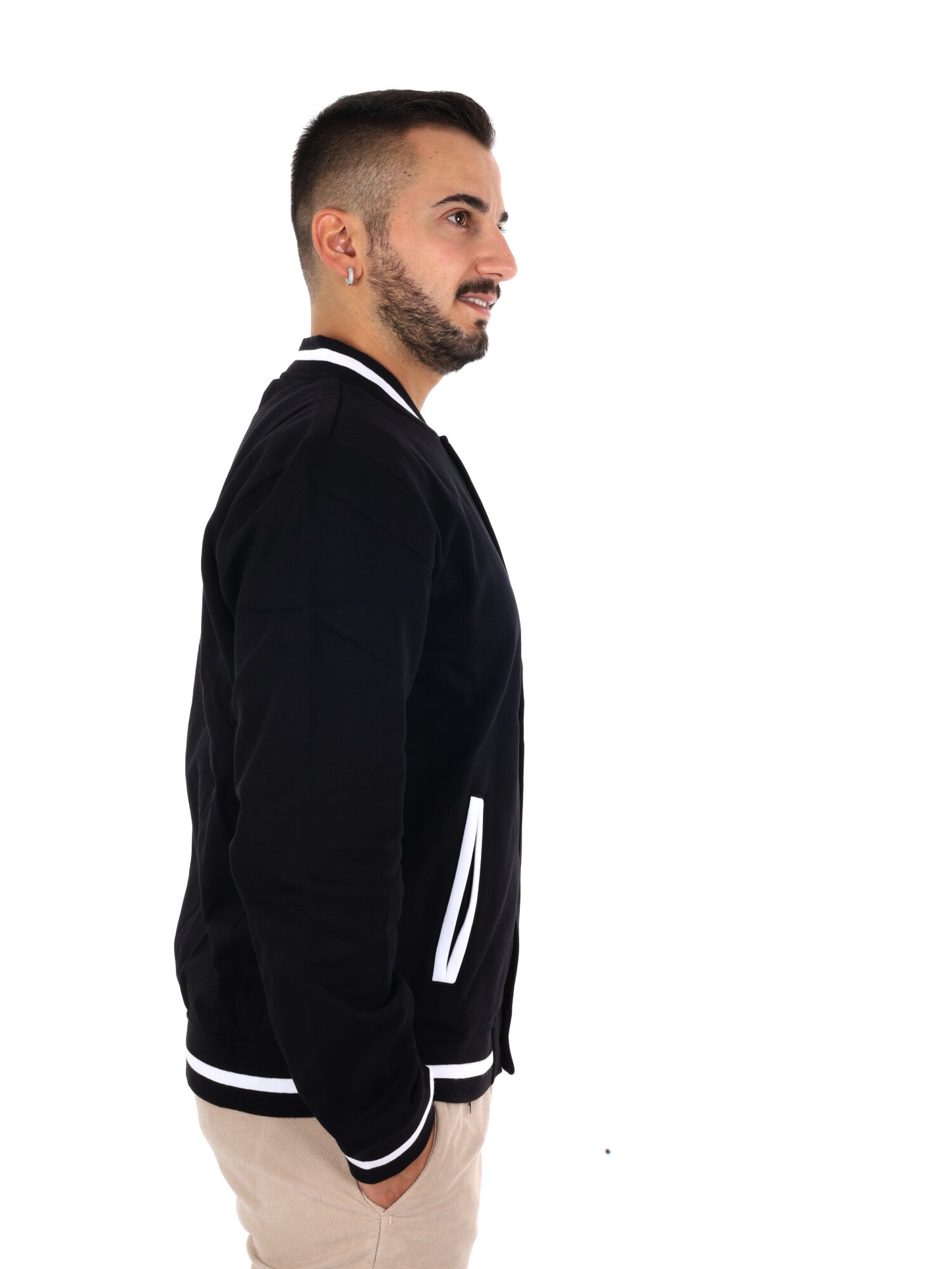 Ea7 Emporio Armani Train Core Fl, felpa da uomo nera