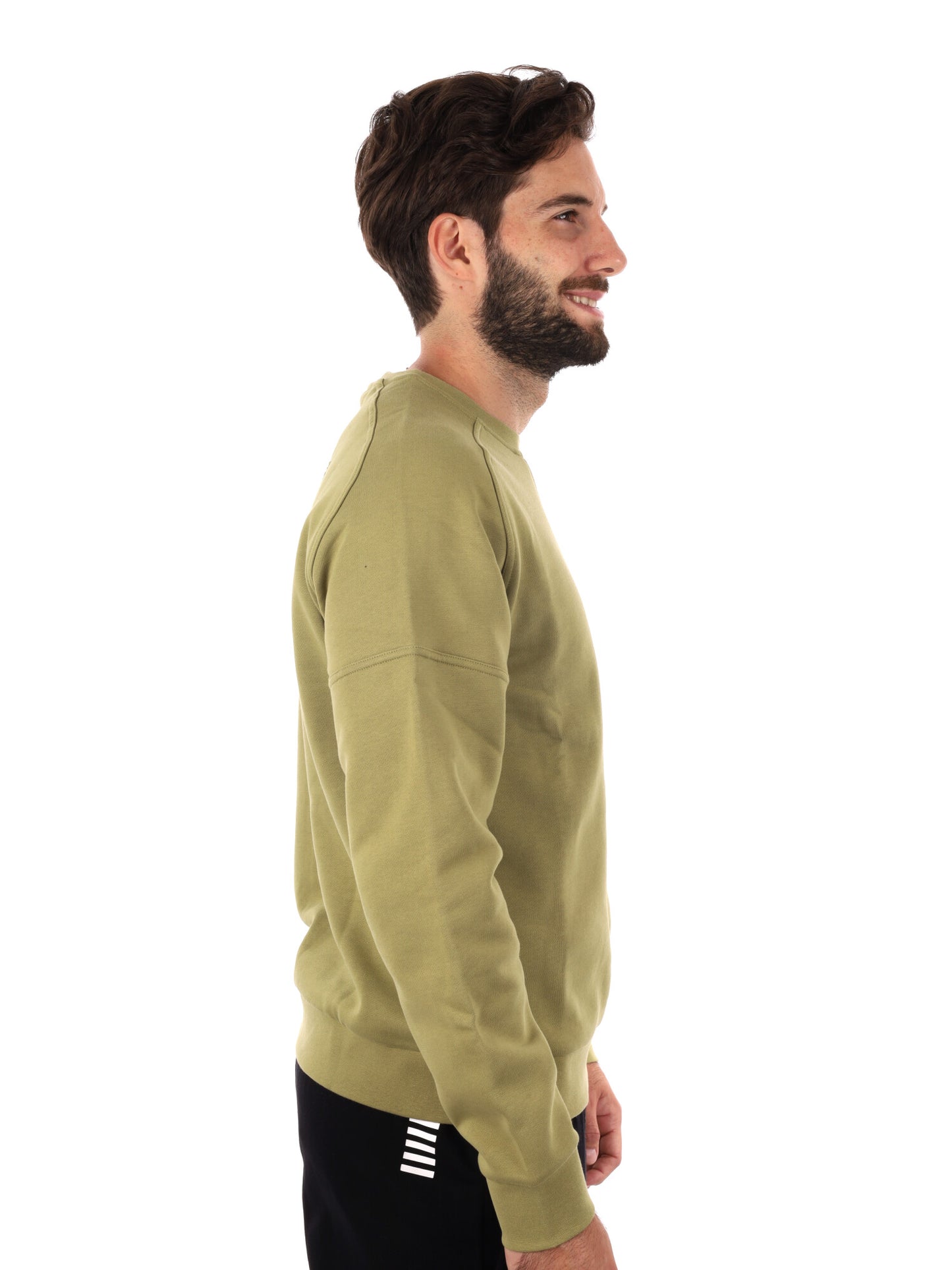 FELPA TRAIN VISIBILITY EA7 EMPORIO ARMANI DA UOMO CEDRO