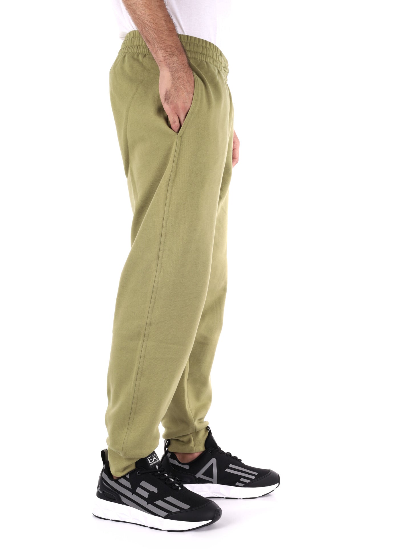 PANTALONI TRAIN VISIBILITY EA7 EMPORIO ARMANI DA UOMO CEDRO